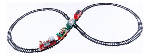 1 Tren De Juguete Navideño Con Vagones