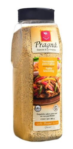 Imagen 3 de 6 de Sazonador Para Fajitas Pragna 885g