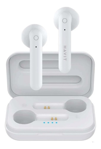 Auriculares Havit Bluetooth Inalámbrico Smart Touch Control Color Blanco