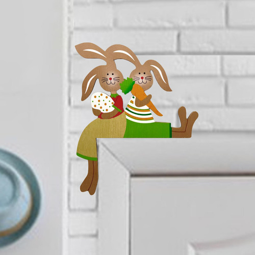 Señal De De Madera Decoración De Pascua Para