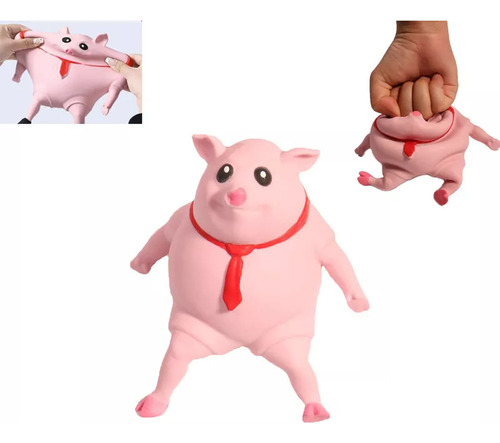 Lindo Juego De Descompresión Stretch Pinch Pig