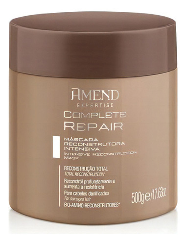 Máscara Reconstrutora Amend Expertise Complete Repair 500g