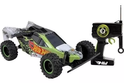 CARRO COM CONTROLE REMOTO RUSH HOT WHEELS 49MHZ CANDIDE 4548