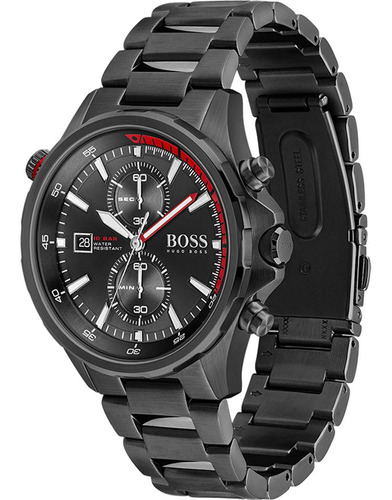 Reloj Hugo Boss Globetrotter 1513825 De Acero Inox. P/hombre