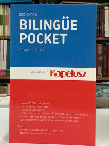 Diccionario Bilingüe Pocket Español Inglés - Kapelusz