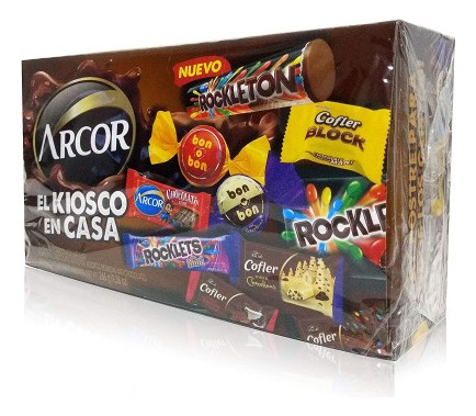 Caja Bombon Arcor Kiosco En Casa 266 Grs Origen Argentina