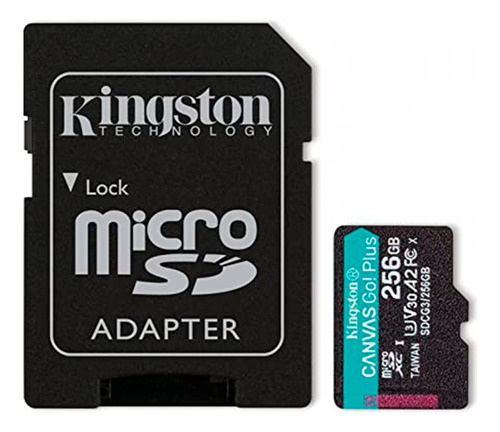 Memoria Flash Kingston Canvas Go! Plus 256gb Microsdxc Uhs-i