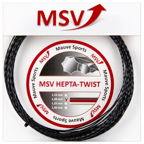 Corda Msv Hepta Twist 1.20mm Set Individual Preta