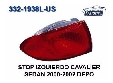 Stop Chevrolet Cavalier 2000 2001 2002 Depo