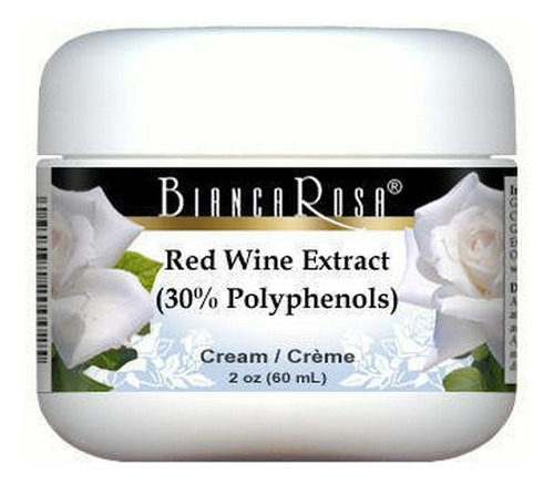 Crema De Extracto De Vino Tinto (30% Polifenoles) (2 Oz, Zin