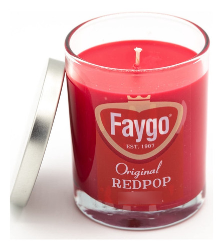 Vela Perfumada Faygo Original Redpop 12 Oz Aroma Rojo