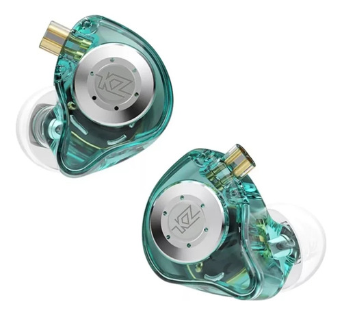 Auriculares Kz Edx Pro Sin Micrófono Color Cian Cian