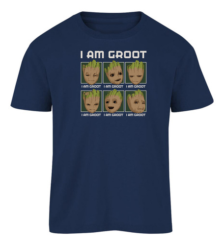 Marvel Playera Infantil I Am Groot Producto Oficial