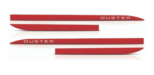 Moldura Lateral De Puerta Para Duster Rojo Fuego Flash 6161