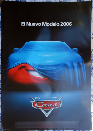 Cars Walt Disney 2006 Poster De Cine Original 100x70 Cm