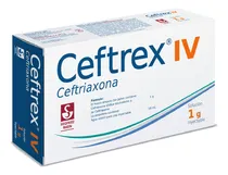 Comprar Ceftrex Iv Solución Inyectable 1 G, 1 Frasco Ámpula + 1 Ampolleta Solvente 10 Ml + Jeringa 10 Ml