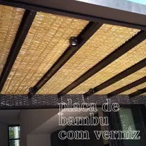 Comprar 21 Placas 1,20 X 0,60mt - Esteira De Bambu Forro, Pergolado