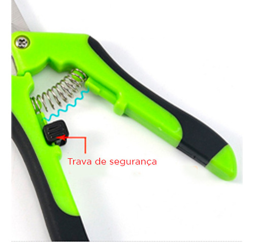 Tesoura Trimming Procut Ponta Reta Poda Corte Bonsai Garden