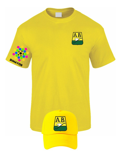 Atletico Bucaramanga Camiseta Obsequio Gorra Trucker Combo I