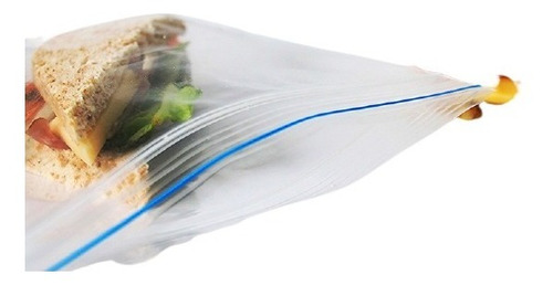 Imagen 3 de 3 de Bolsas Con Cierre Hermético Transparente 100 Uds 10x8cm