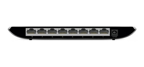 Imagen 2 de 2 de Switch 8 Bocas Tp-link Tl-sg1008d Gigabit 10/100/1000 Negro