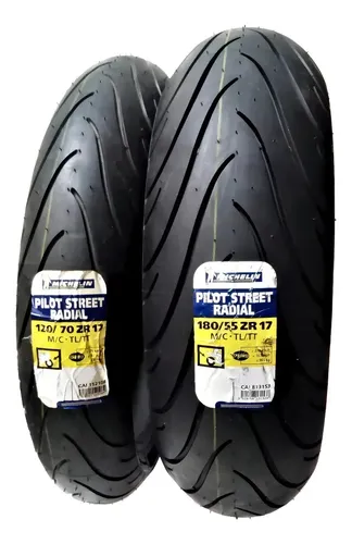 Llantas Michelin 180/55zr-17 Y 120/70zr-17 Pilot S. Radial