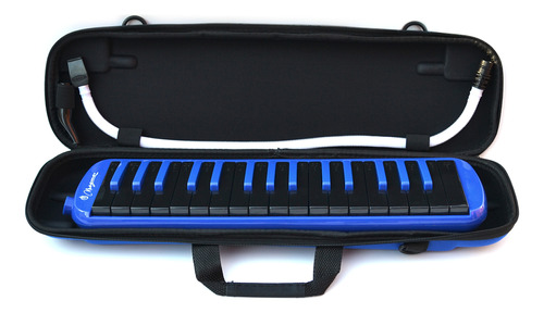 Melodica  Piano  32 Notas Con Funda Magma Negra-azul M3208