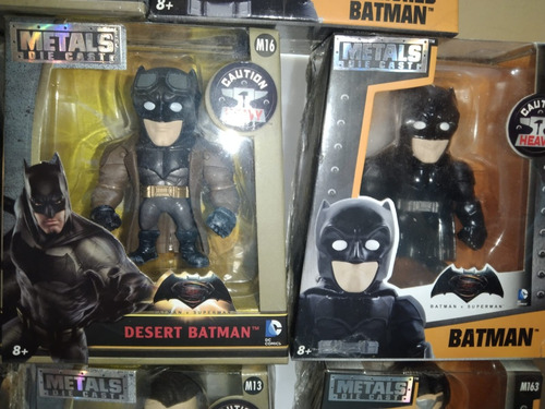 Set Batman Vs Superman Aquaman Wonder Woman Metals Jada New (Usado)