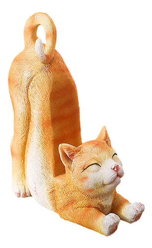 Estatuilla De Gato, Soporte Para Teléfono, Escultura Animal