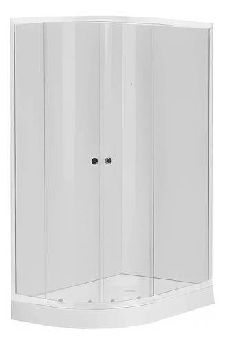 Shower Door Y Receptaculo Curvo 80x100x195 Derecho Transpare