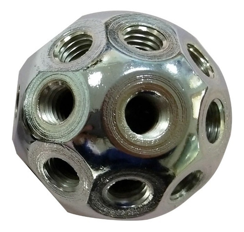 Conector Bola 26 Orificios Para Tubo Luz Led Rgb 360 Dj Bar