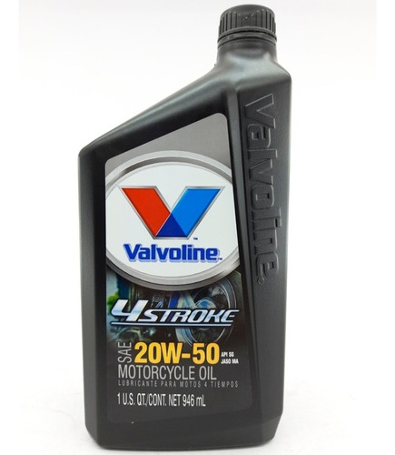 Aceite Valvoline 20w50 4 Stroke Mineral Jaso Ma Api Sg Ryd 