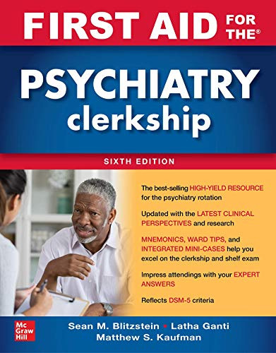 Book : First Aid For The Psychiatry Clerkship, Sixth Editio