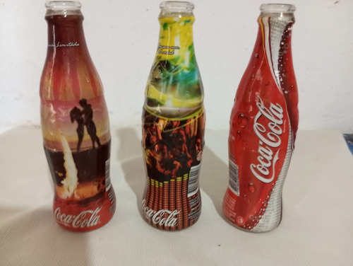 Botellas Coca Cola Antiguas X 6 Unidades, Ideal Coleccion (Usado)