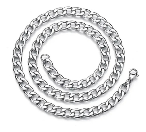Imagen 3 de 5 de Collar Cadena Hombre Acero Inoxidable Grumet 56cm X 5mm