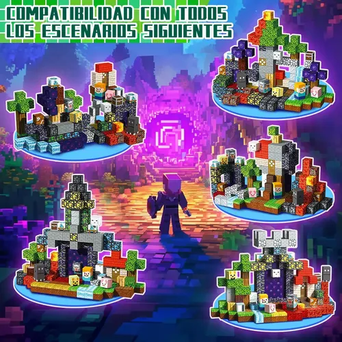 Bloques Magnéticos 200 Piezas | Castillo De Hielo Y Mundo Invernal | Juguete Educativo Y Creativo Para Niños De 4 A 12 Años
