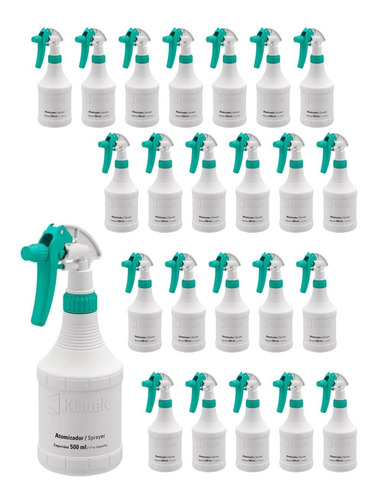 Kit De 24 Atomizador Spray De  1/2 Litro Regulable Gatillo