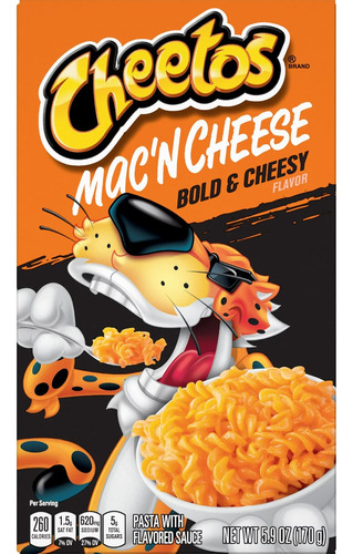 Cheetos Bold & Cheesy Flavor Mac'n Cheese 170 Gr 