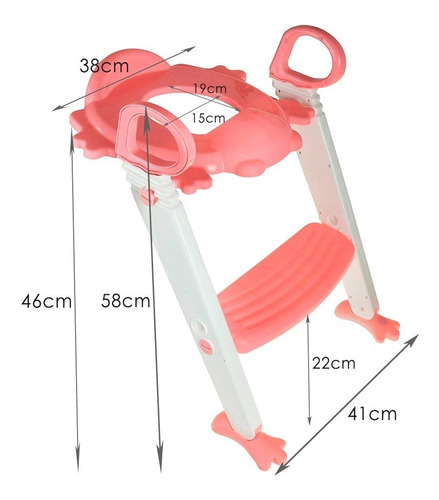 Imagen 6 de 10 de Tapa Inodoro Infantil Adaptador Reductor Water Para Niño