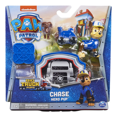 Paw Patrol Big Truck Fig + Mascota C/acc Int 17706 Original