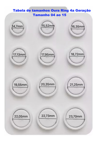 Oura Ring Horizon 4 Geração - Tamanho 07 Cor Brushed Silver