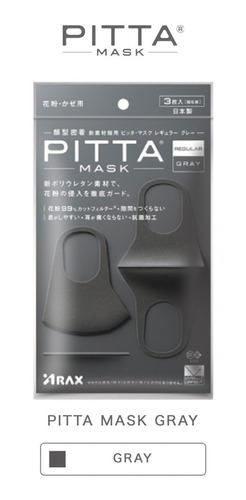 Pitta Mask Gris (paquete Por 3)