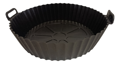 2 Formas De Silicone Para Airfryer (1 C/ Divisória E 1 S/)