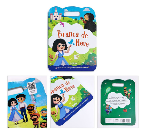 Branca De Neve - Com Qr Code De Narrações Em Inglês E Português