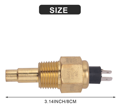 Sensor De Temperatura De Aceite De Motor Con Rosca De 21 Mm
