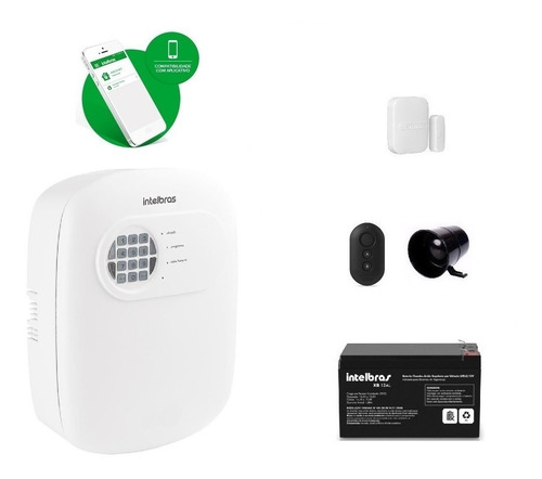Alarme Intelbras Monitorado Por Aplicativo Celular E Sensor