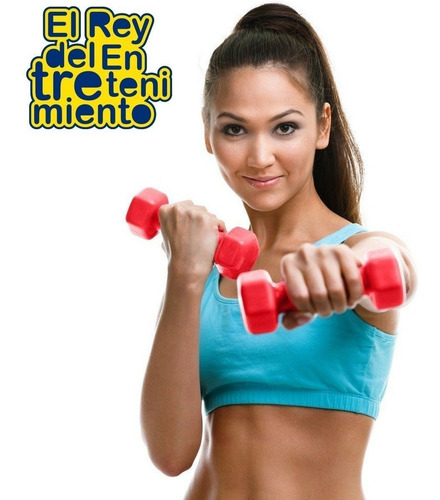 Mancuerna 5 Kg Revestida En Vinilo Excelente Calidad El Rey