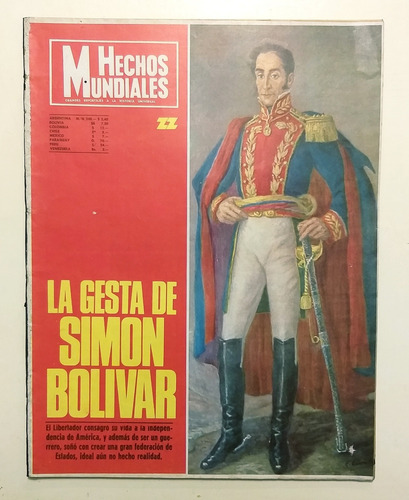 Hechos Mundiales Simón Bolivar  Revista Reportaje 