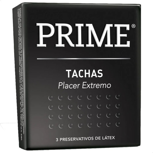 Imagen 1 de 6 de Preservativo Prime Tachas Caja X3 - Mejor Precio