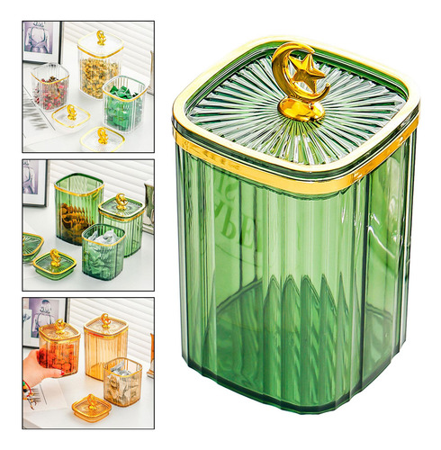 Tarro De Almacenamiento De Cocina, Contenedor De Verde